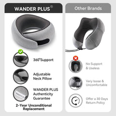 WANDER+ comparación de tamaño con mochila destacando portabilidad