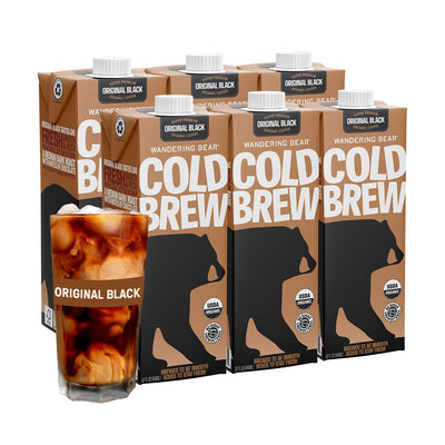 Wandering Bear front packaging showing 32 fl oz carton for convenient servings