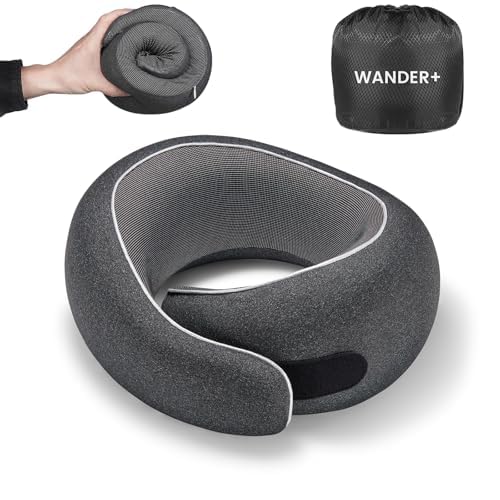 WANDER+ almohada frontal mostrando diseño ergonómico y confort