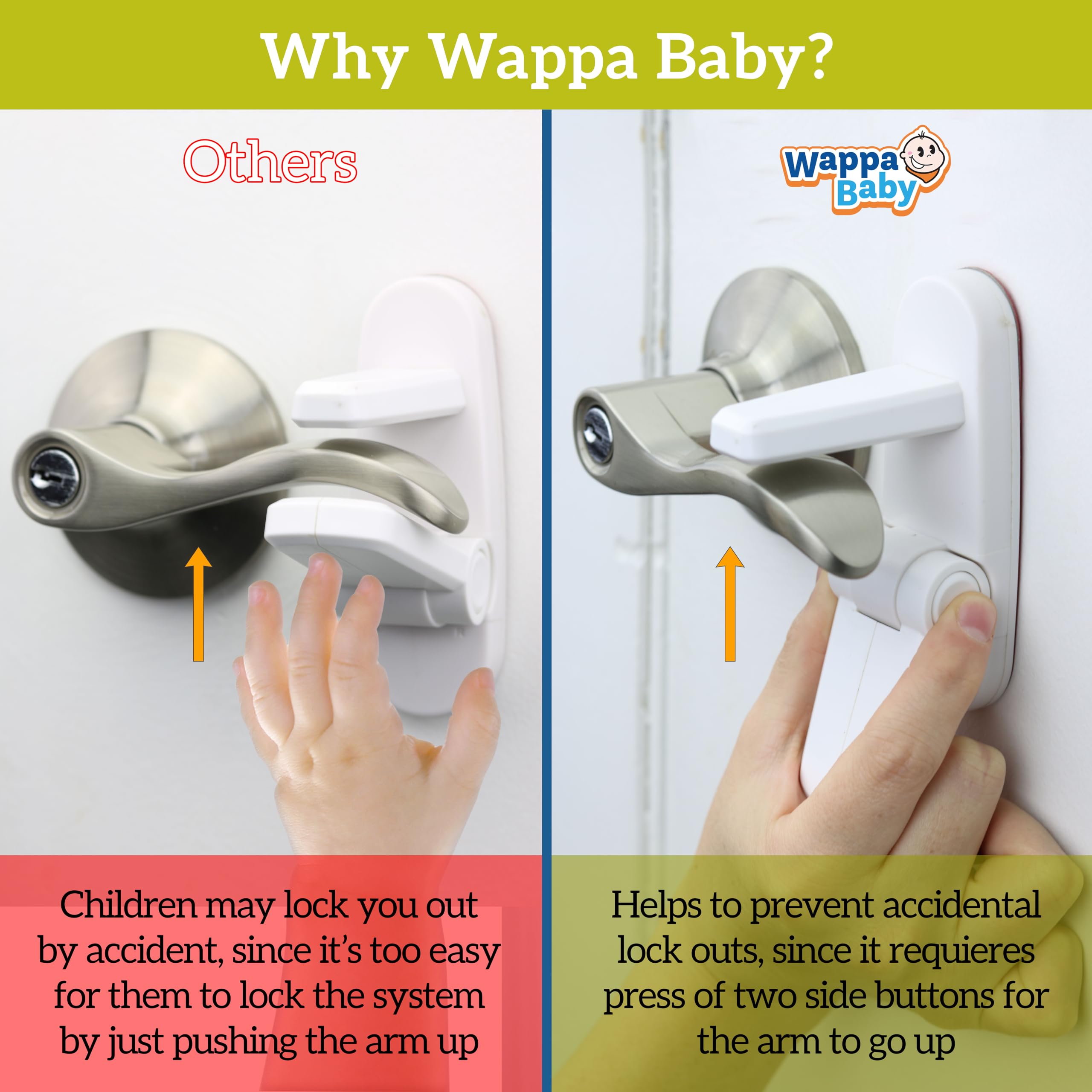 Wappa Baby en ambiente hogareño demostrando seguridad infantil práctica