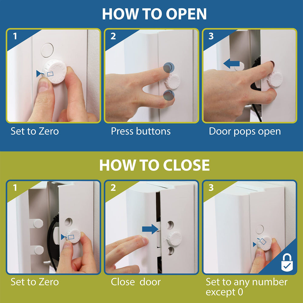 Wappa Baby interior con una regleta de 6 tomas protegida y ordenada