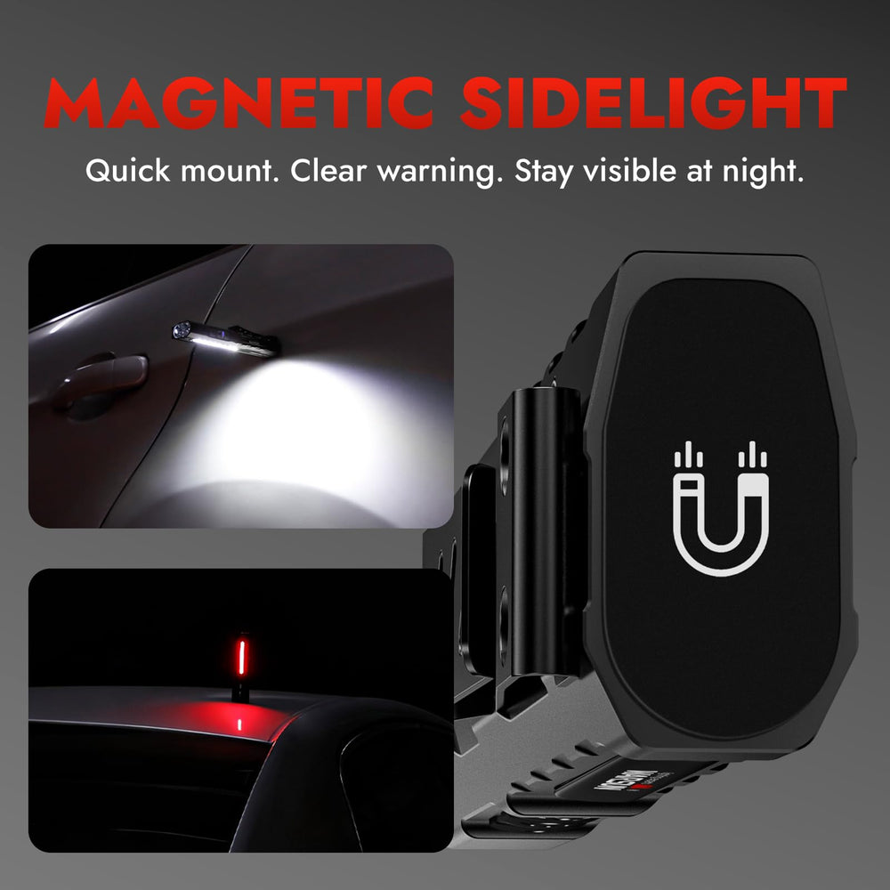 WARSUN T9PRO in use under car hood offering focused inspection light