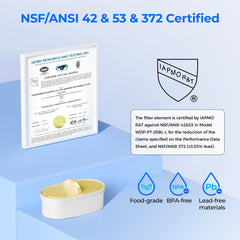 Waterdrop PF01A-P detalle de la fibra ACF con mayor absorción