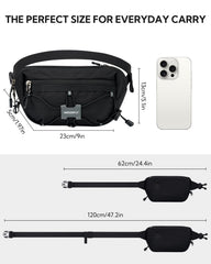 WATERFLY bolsillo oculto con bloqueo RFID, protege tarjetas y pasaporte