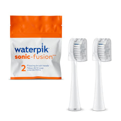 Waterpik cabezal frontal empacado mostrando la marca y diseño, fácil identificación