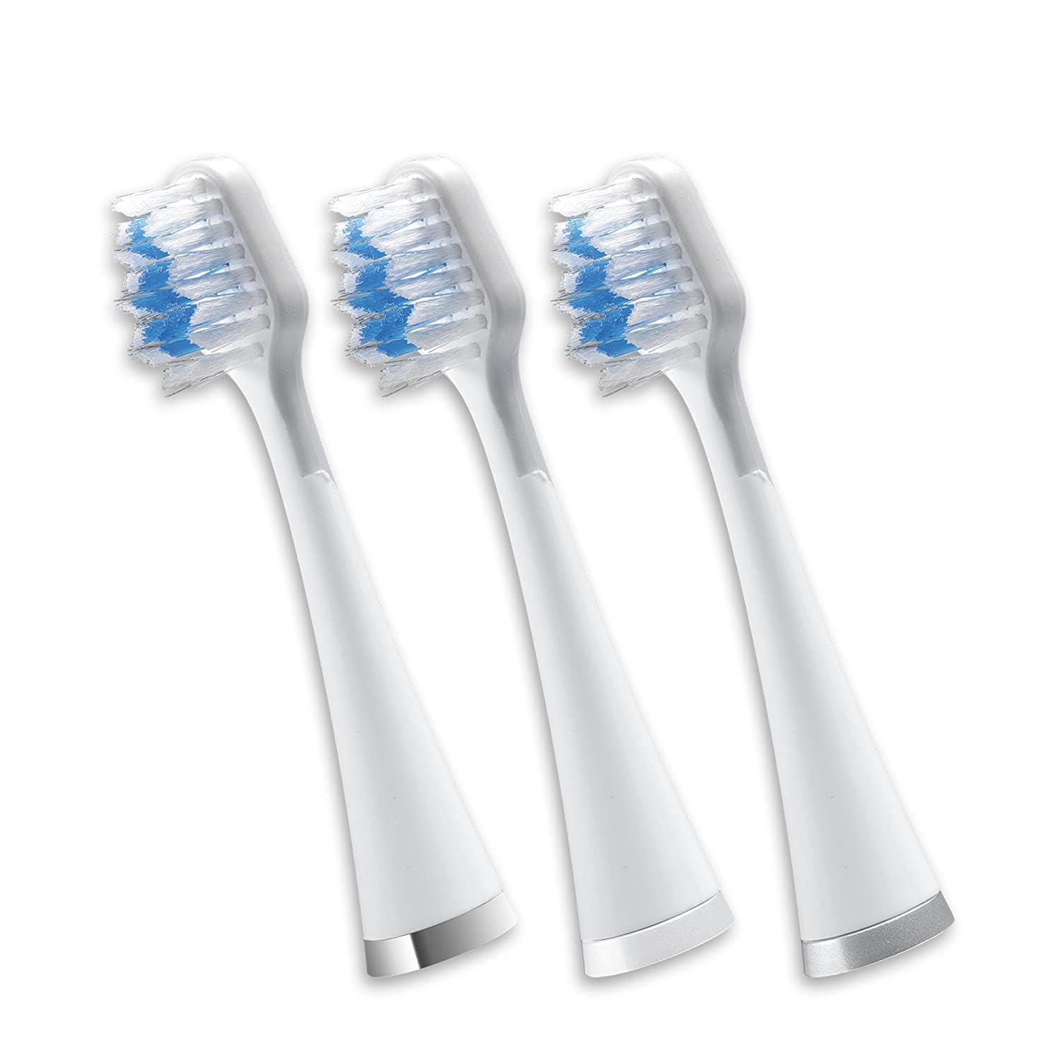 Waterpik cabezal frontal del pack mostrando ajuste y limpieza superior