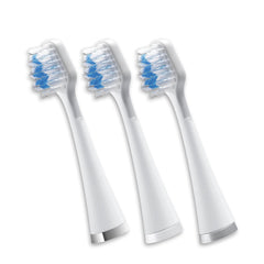 Waterpik cabezal frontal del pack mostrando ajuste y limpieza superior