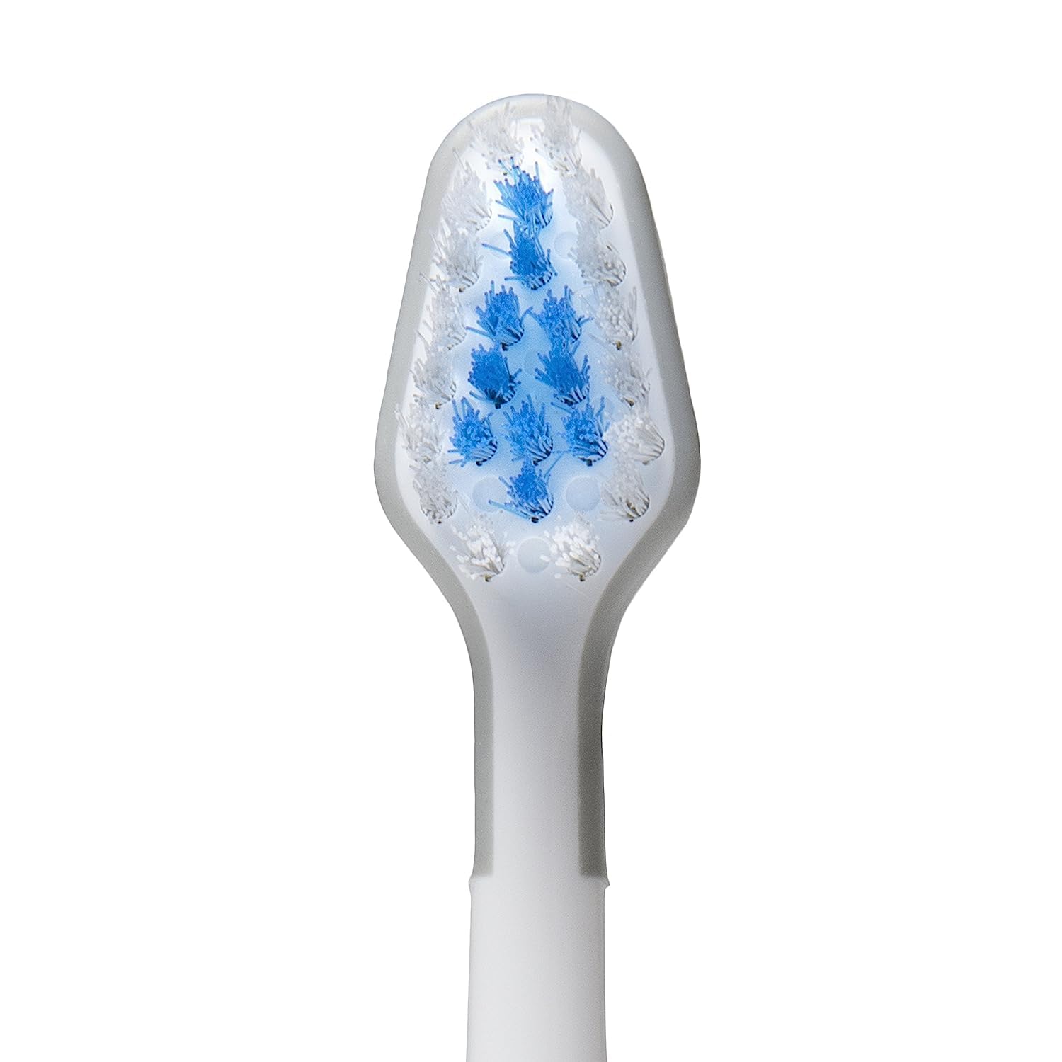 Waterpik close-up de cerdas alto-bajo para mejor eliminación de placa