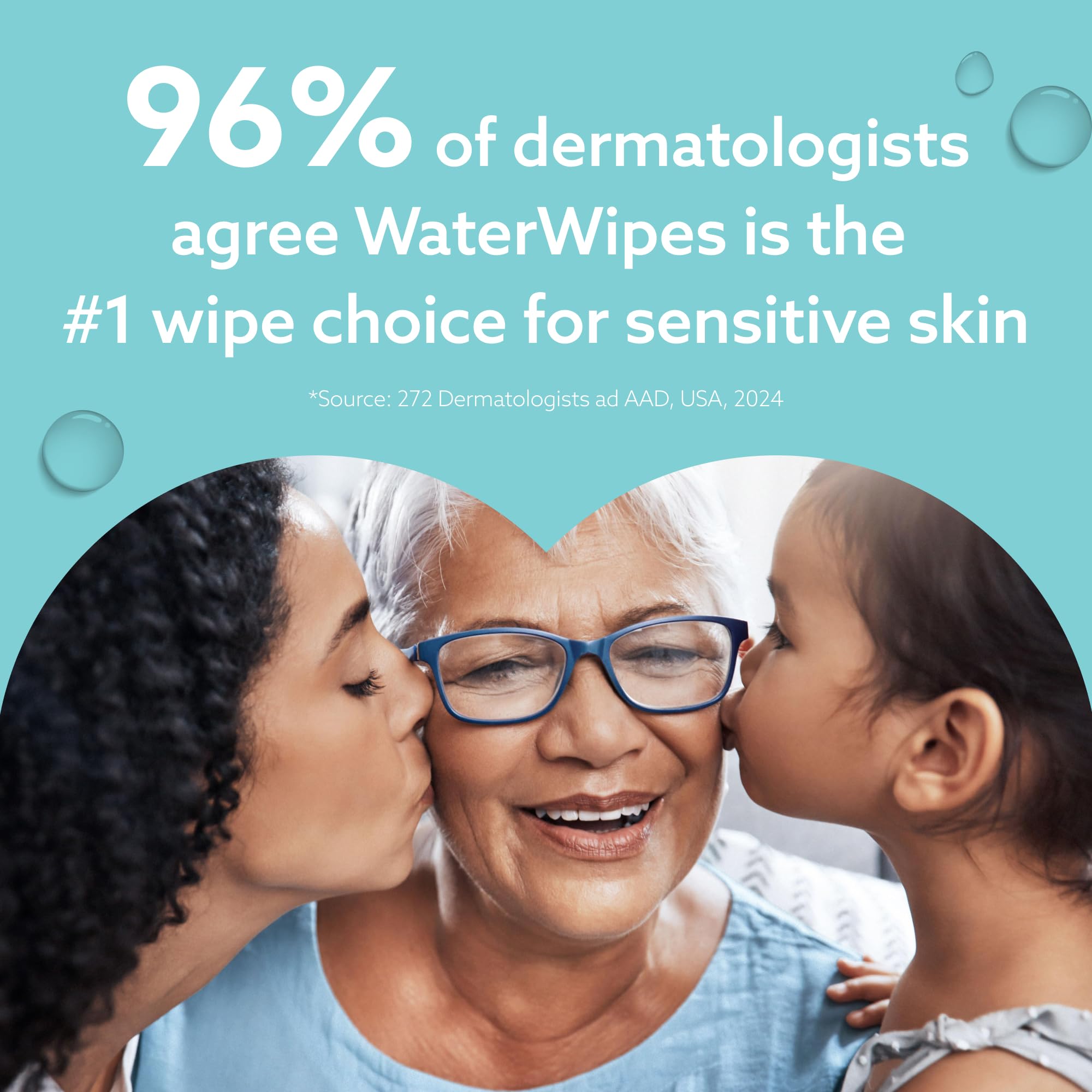 WaterWipes cierre adhesivo preserva humedad y evita resecar