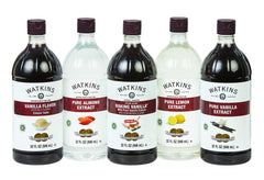 Watkins extracto color y textura líquida mostrando calidad natural