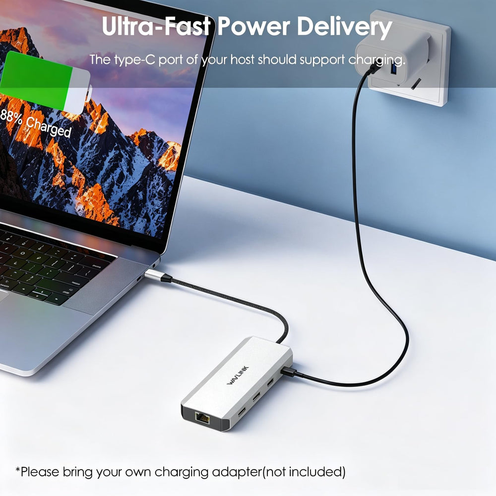 WAVLINK SD and TF card slots close-up emphasizing fast media transfer convenience
