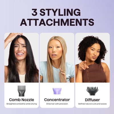 wavytalk comb attachment detail for smoothing thick hair easily