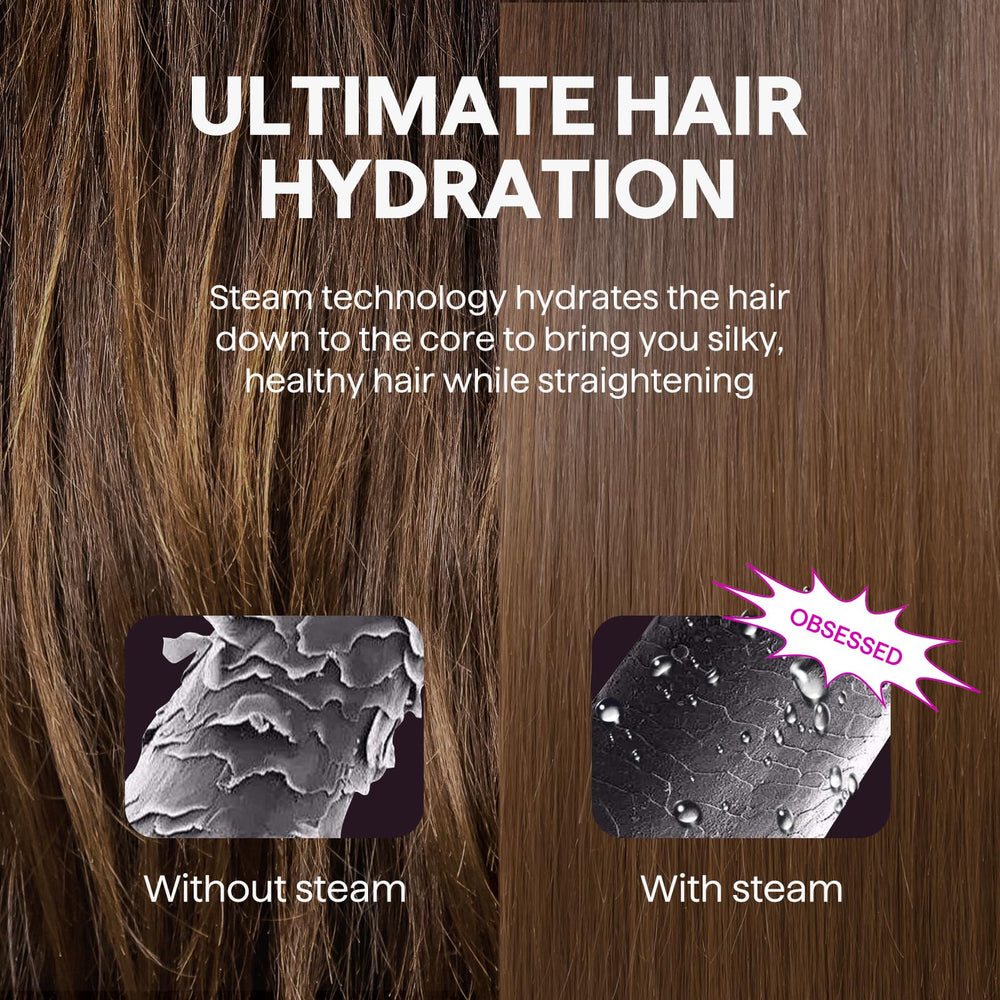 wavytalk cabello peinado acabado liso y libre de frizz en ambiente real