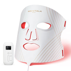 wavytalk front view mask showing full-face coverage and even light