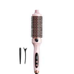 wavytalk front view showing brush and LED display for easy heat control