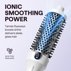 wavytalk heated bristles detail gripping hair for smoother styling