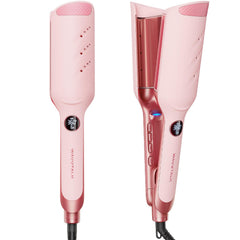 wavytalk front view of dual-barrel waver showing design and professional performance