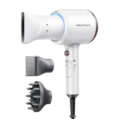 Wavytalk secador frontal mostrando diseño y potencia para secado rápido