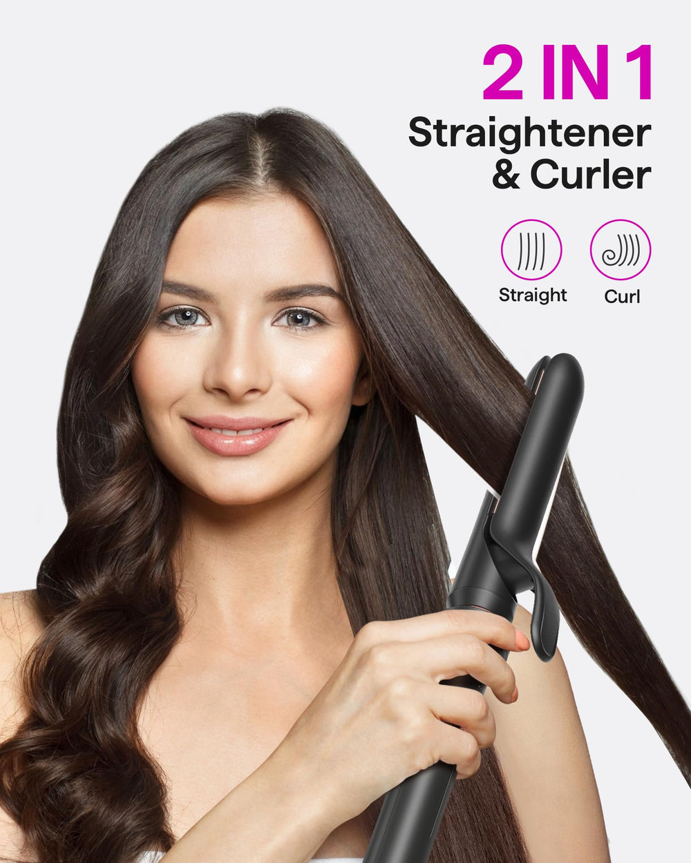 wavytalk straightener plates detail showing 3D floating plates reducing snags