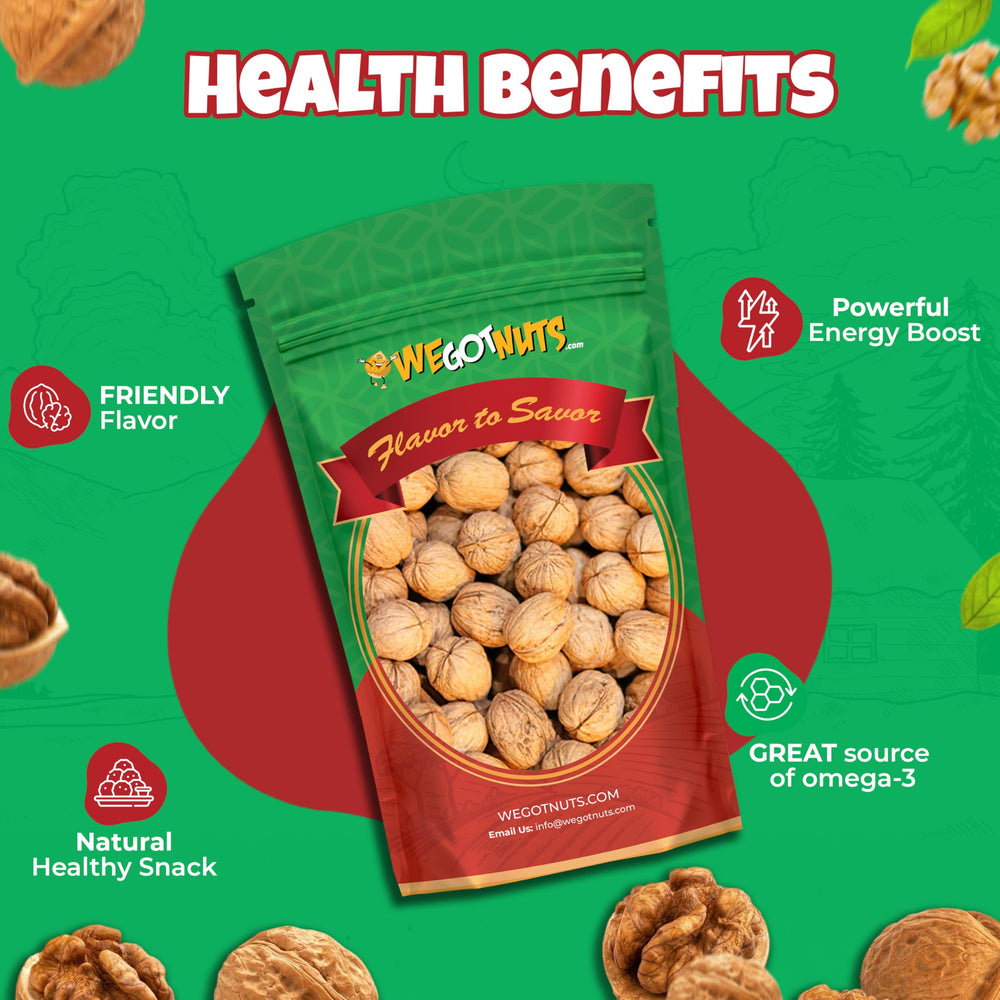 We Got Nuts resealable zipper on bag keeping walnuts fresh after opening