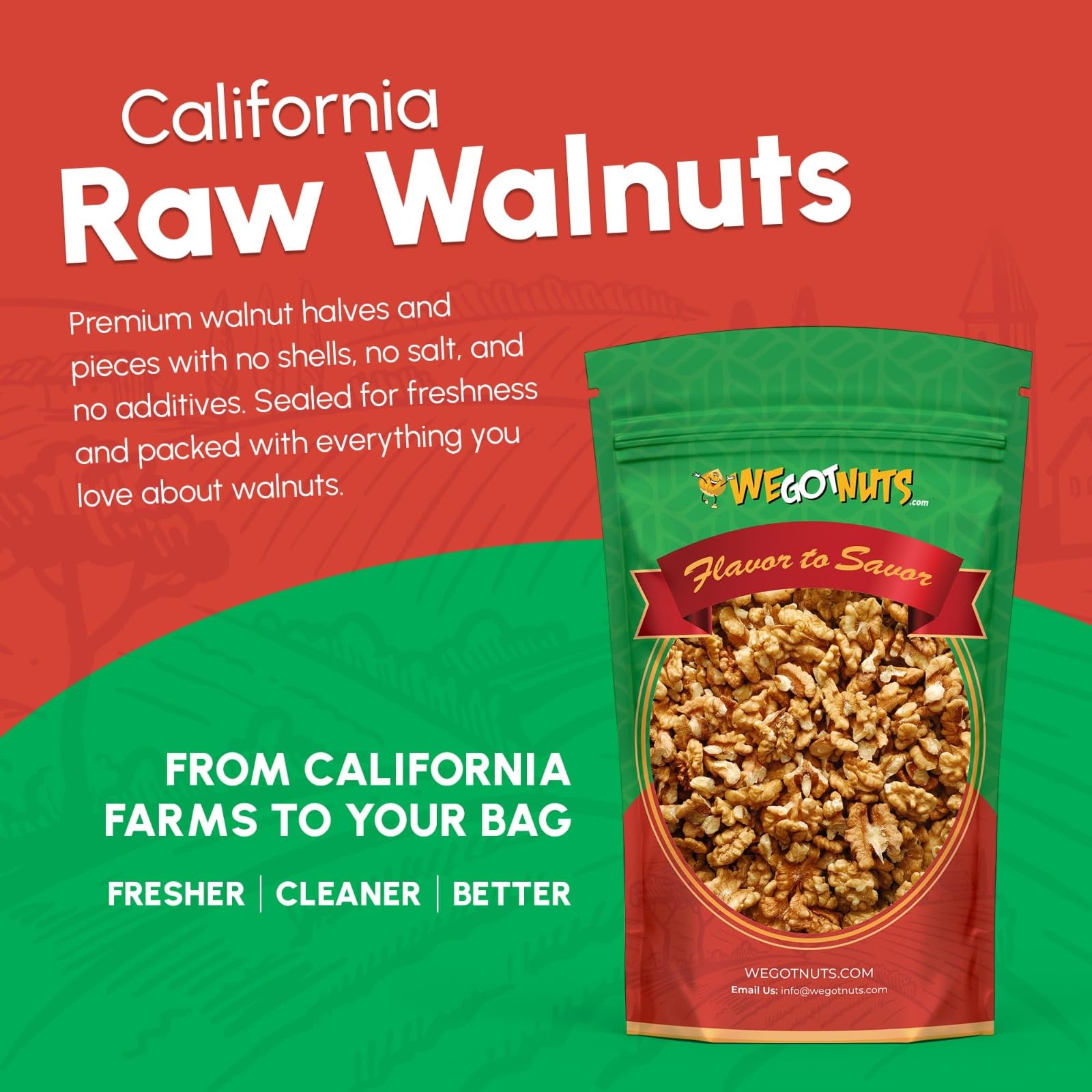 we got nuts resealable zipper detail on bag showing easy storage benefit