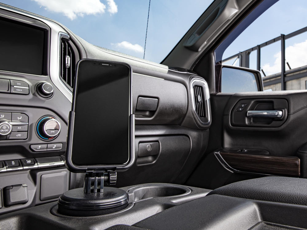 WeatherTech CupFone con StickySleeve en goma para mayor estabilidad