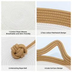 WEAVELYRICS pelota de cuerda integrada, estimula el juego