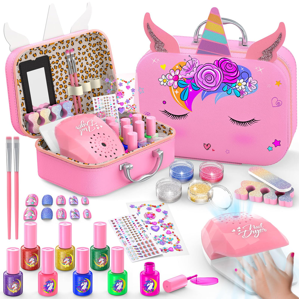 Websonaw caja frontal con diseño de unicornio mostrando todo el kit y transporte seguro