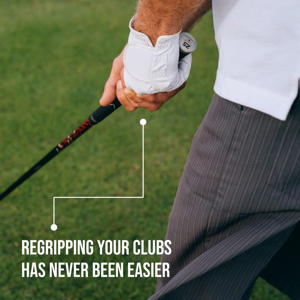 Wedge Guys estación de trabajo con solvente y herramientas para regripping eficiente