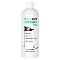 Wedge Guys frasco frontal que muestra etiqueta y volumen, facilita selección rápida