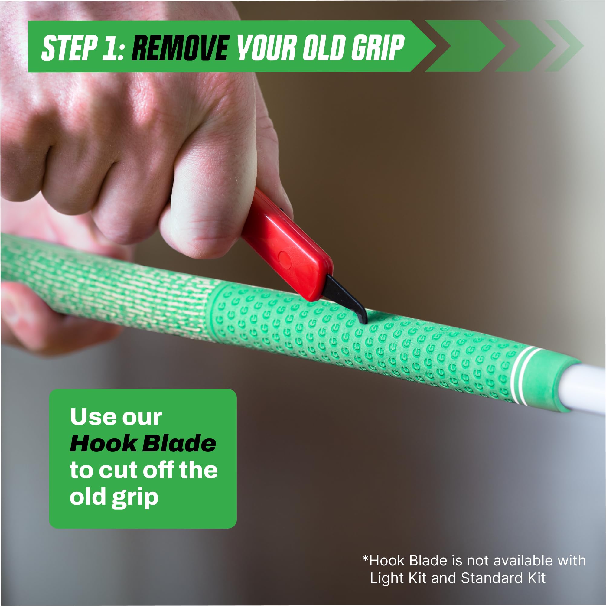 Wedge Guys cuchilla retráctil de acero para extraer grips con seguridad