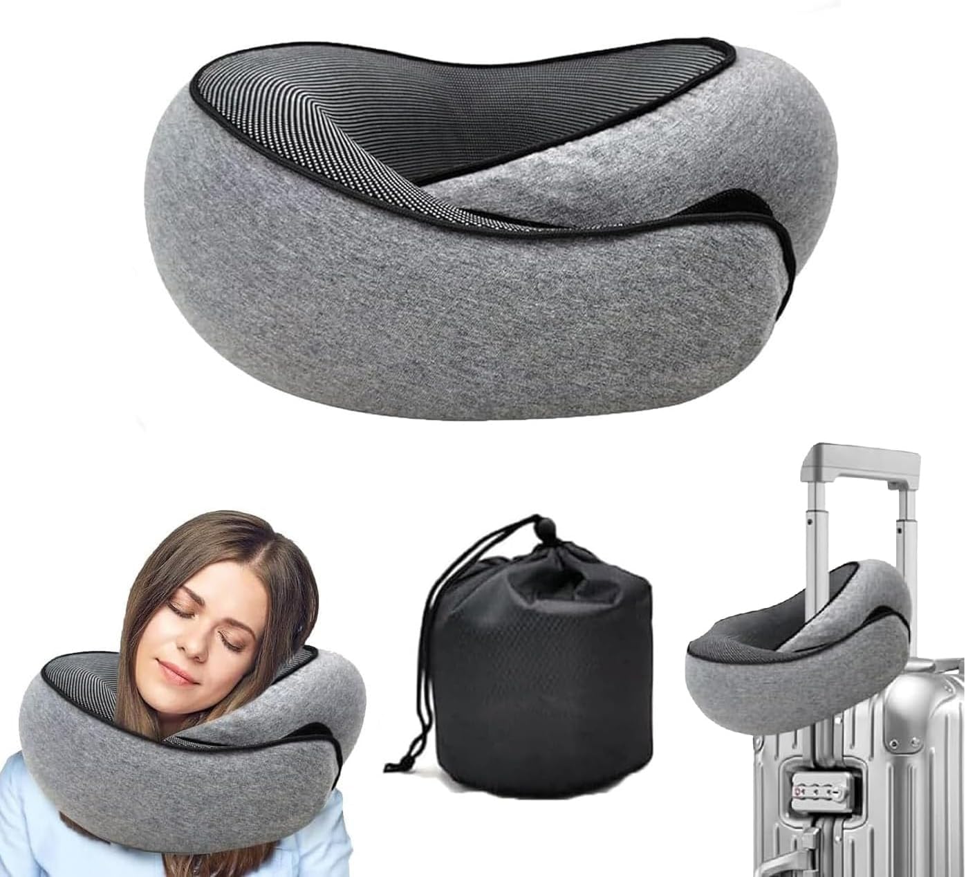 WEERSHUN vista frontal del cojín mostrando forma ergonómica y soporte