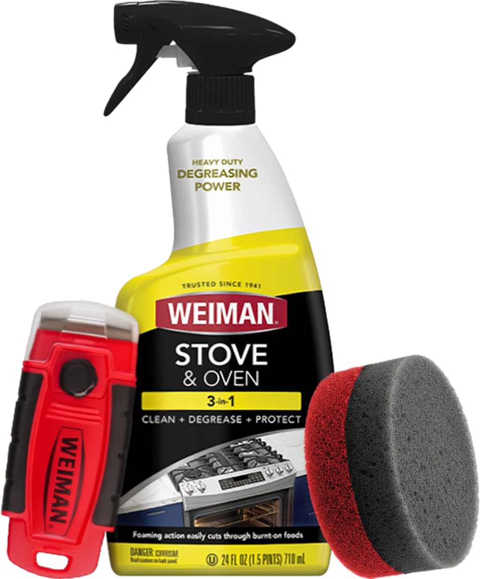 Weiman kit 3 piezas mostrado completo para limpieza profunda