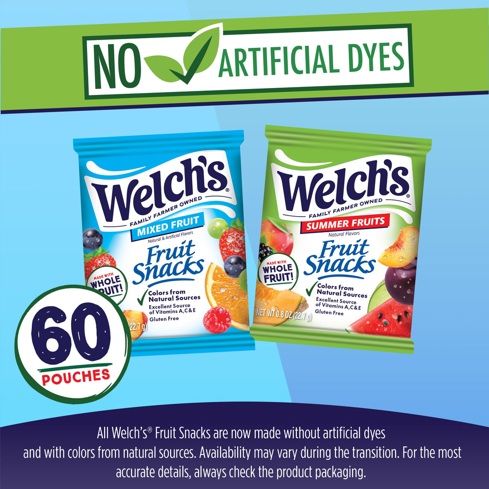 Welch's bolsa individual abierta con gomitas, práctico para loncheras