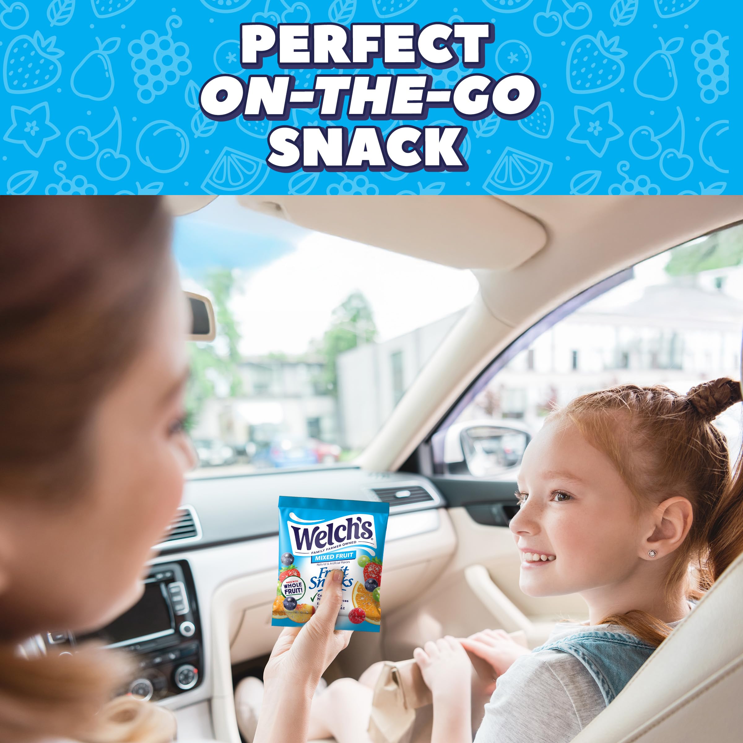 Welch's comparación de tamaño en mano para visualizar porción portátil