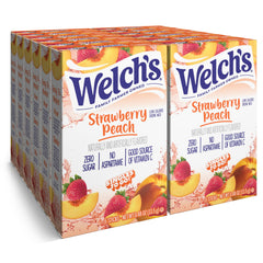 SINGLES TO GO! Welch's frente del empaque mostrando 12 cajas y 72 sobres, comodidad portátil