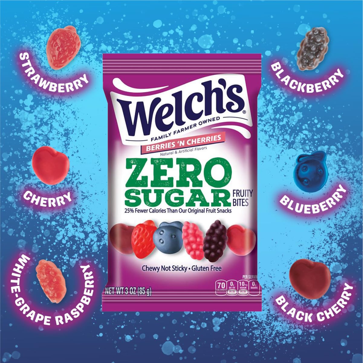 Welch's paquete dentro de mochila deportiva ideal para llevar