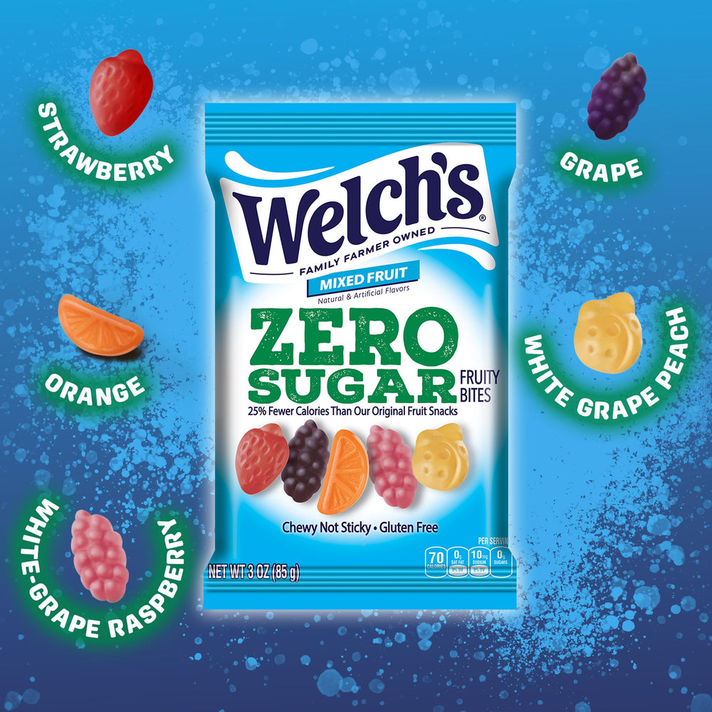 Welch's presentación en mesa para compartir, opción sin gluten