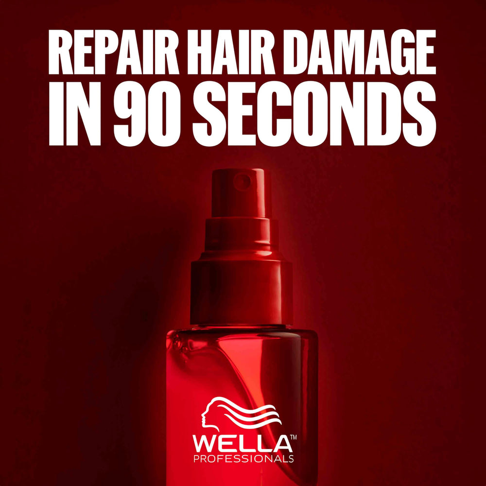 Wella Professionals droplet on fingertip showing lightweight texture benefit