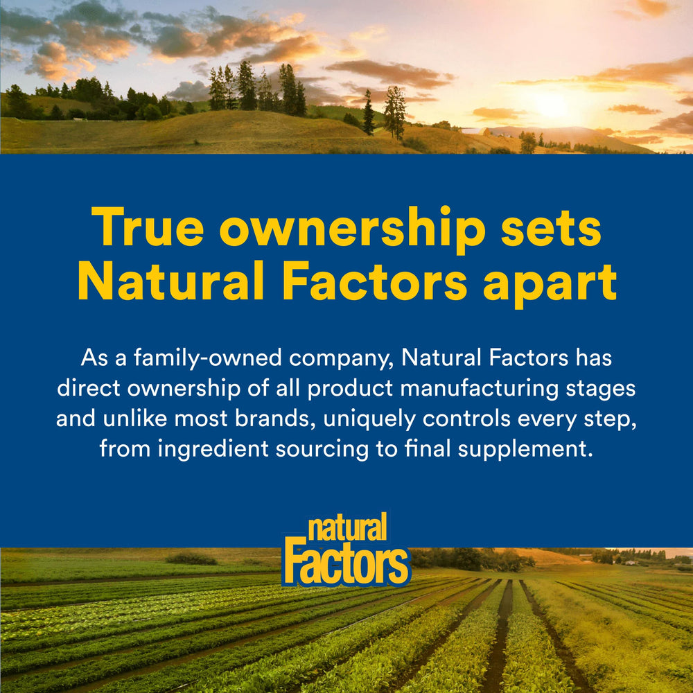 Natural Factors cultivos de la granja regenerativa que suministra ingredientes