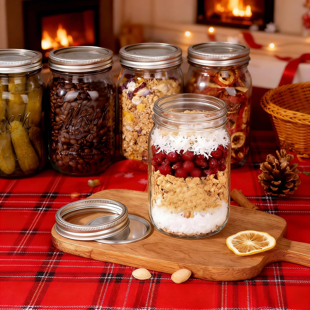 WELLIFE frascos decorados con etiquetas para ideas de regalo y DIY