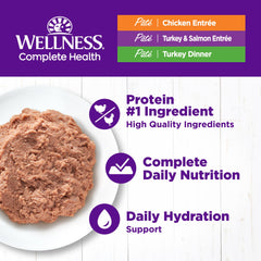 Wellness textura en pate, apetecible y fácil de masticar