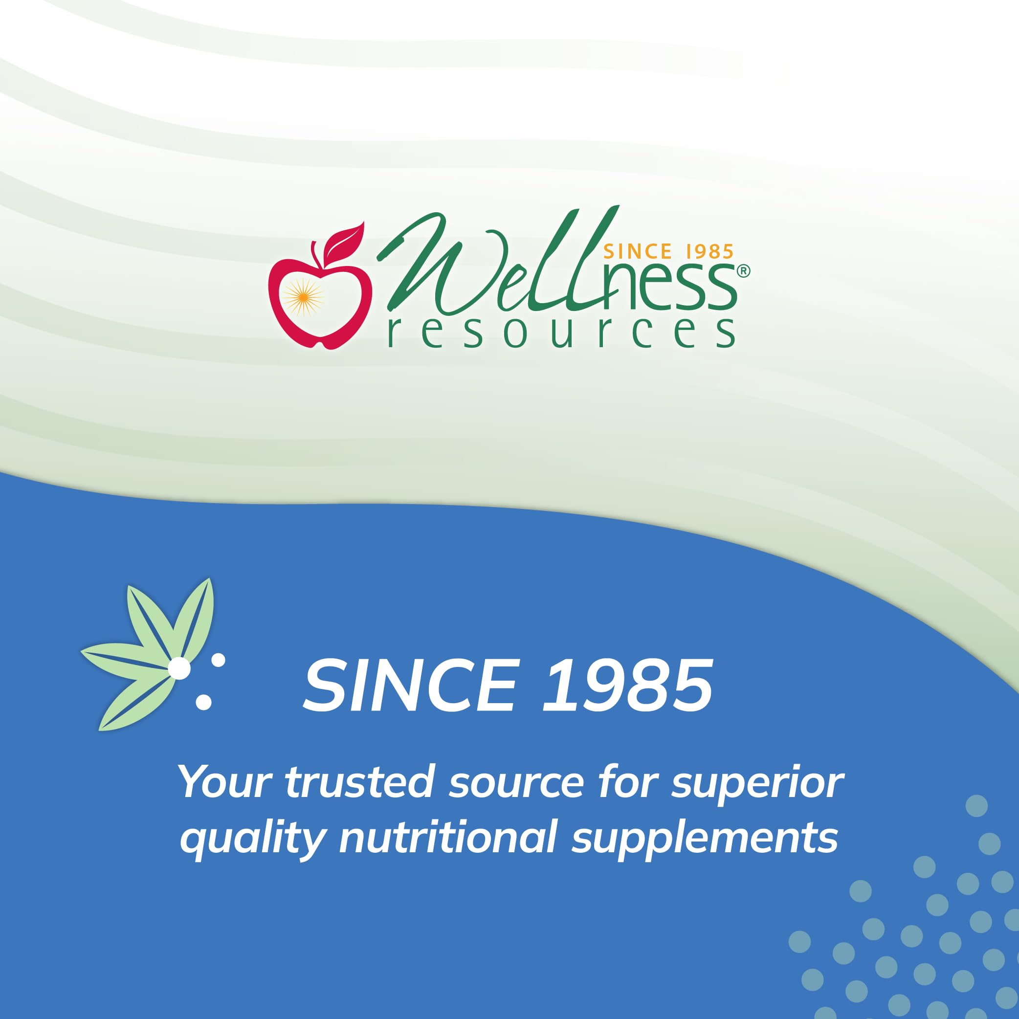Wellness Resources etiqueta con lista de ingredientes y certificados, claridad sobre calidad