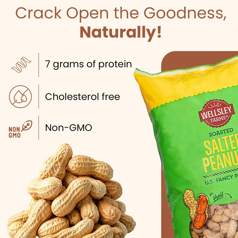 Wellsley Farms mano abriendo cáscara para experiencia interactiva