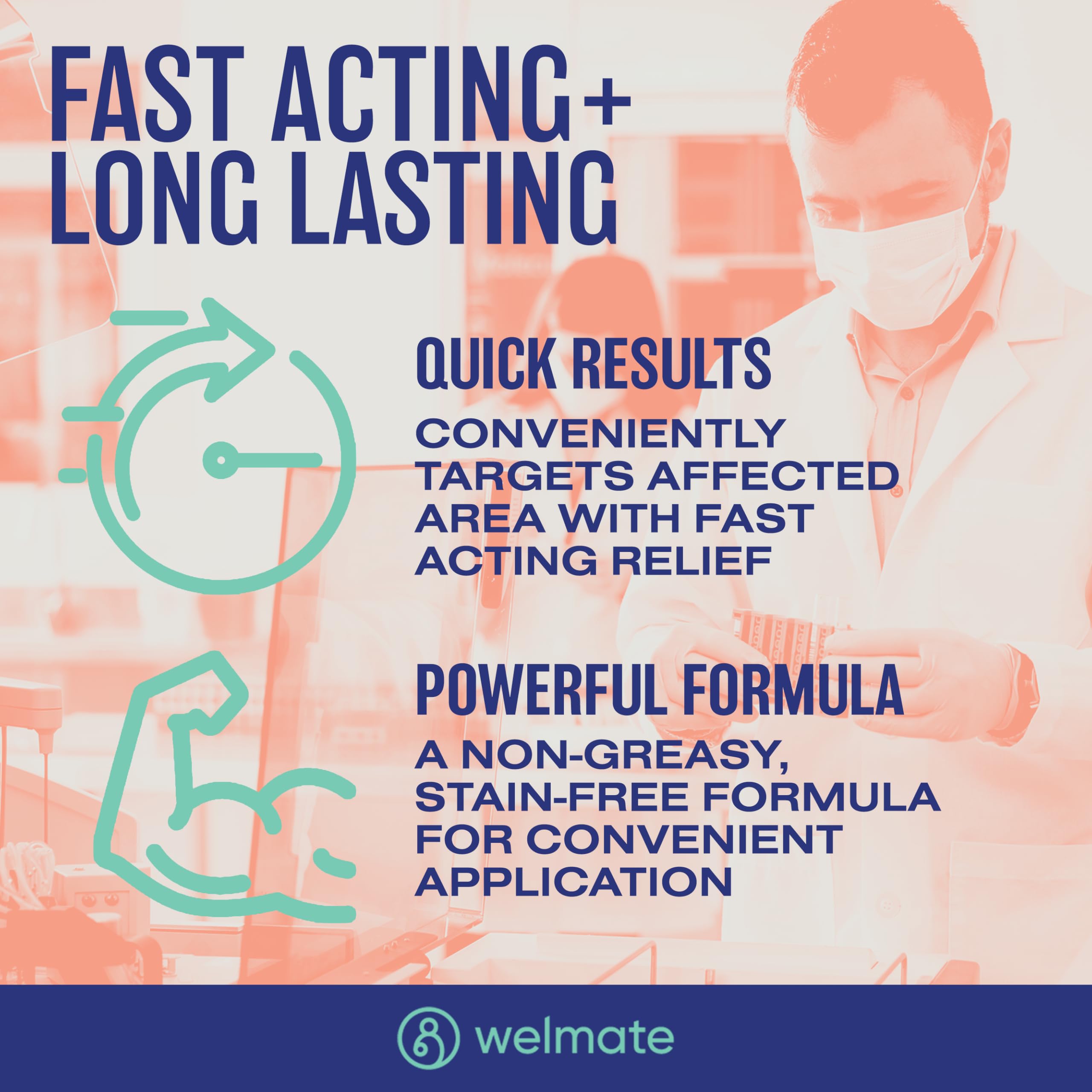 WELMATE aplicación en ojo demostración segura y técnica para comodidad ocular