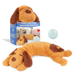 WEOK peluche frontal con latido mostrando confort inmediato