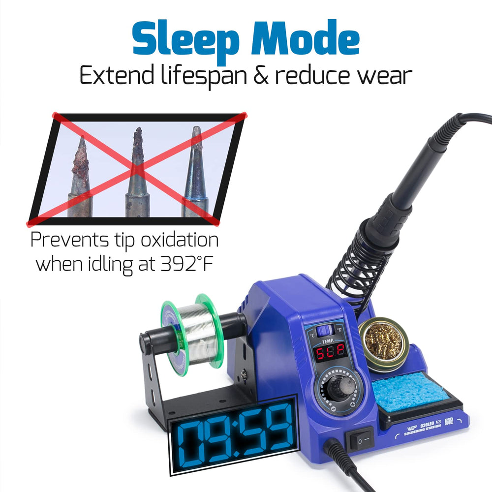 WEP 926LED V3 digital temperature display closeup with C/F toggle for quick reading