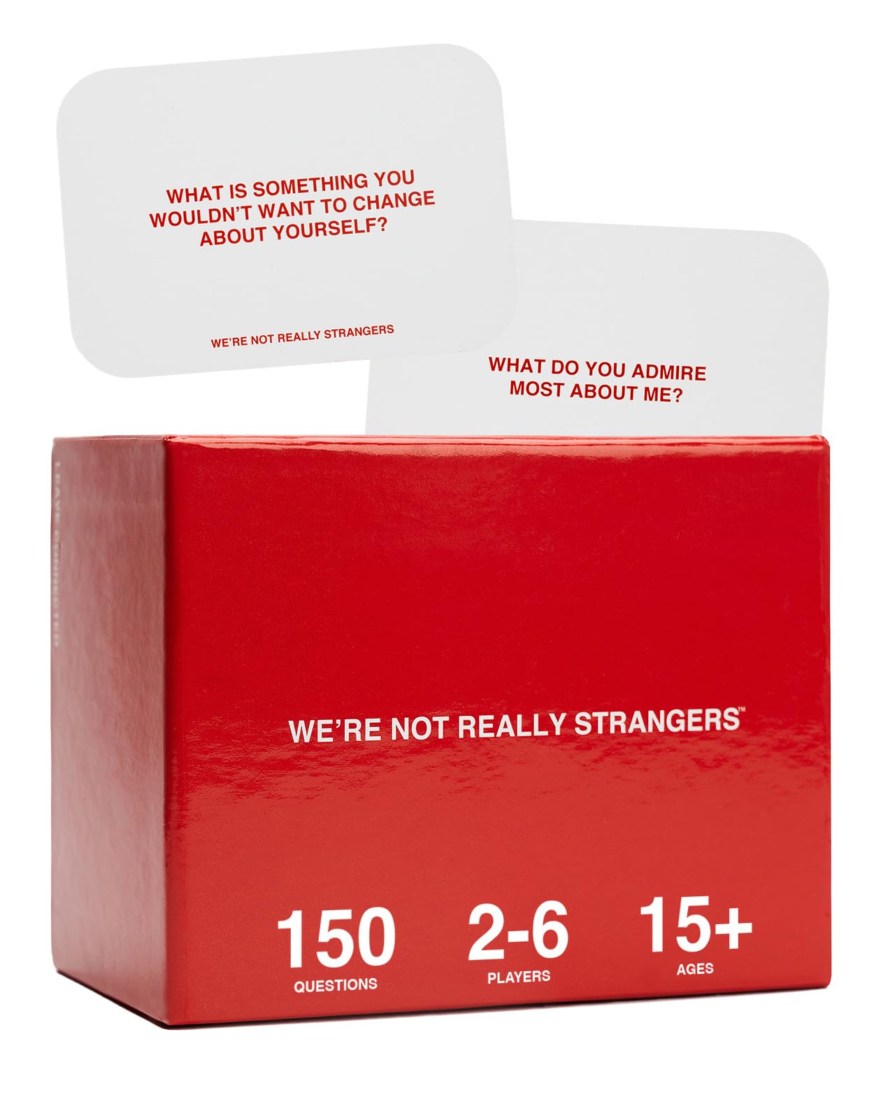 WE'RE NOT REALLY STRANGERS front box showing branding and contents