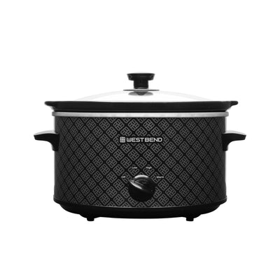 West Bend oval crock with roast inside demonstrating even cooking for longer cuts