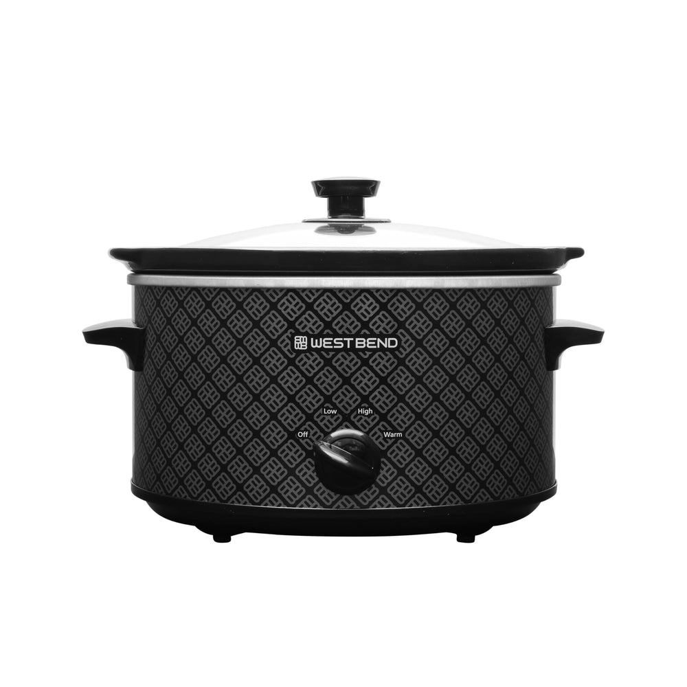 West Bend oval crock with roast inside demonstrating even cooking for longer cuts